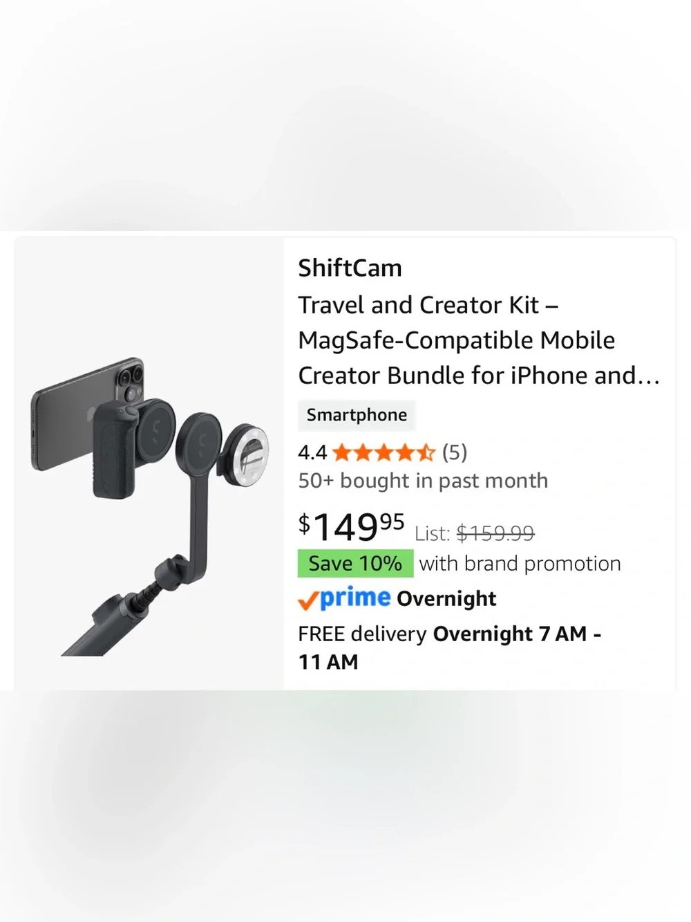 SnapGrip Camera MagSafe-Compatible Phone Accessories Kit — Pink